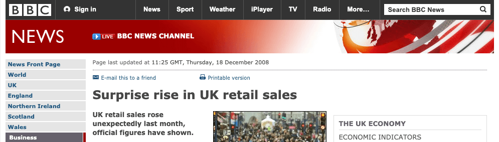 BBC News screenshot