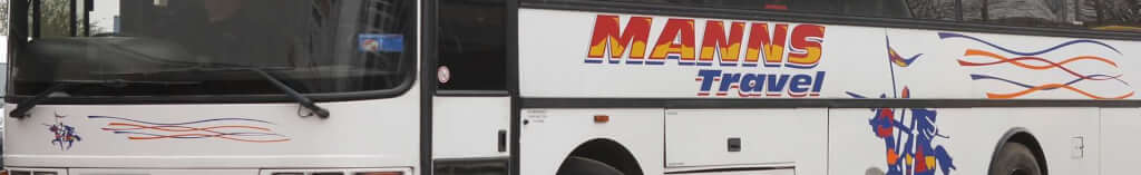 Manns Travel coach • Kevin Harrington Manns Travel coach