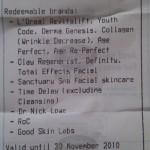Boots ladies facial voucher • Kevin Harrington Boots ladies facial voucher