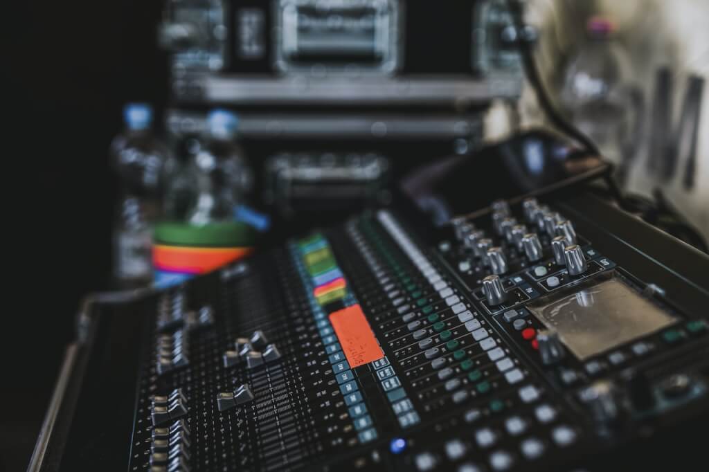 sound desk • Kevin Harrington sound desk
