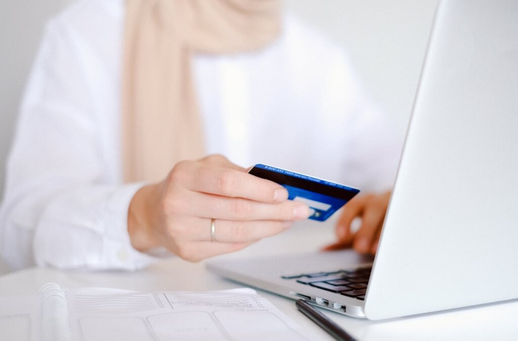 online shopping transaction