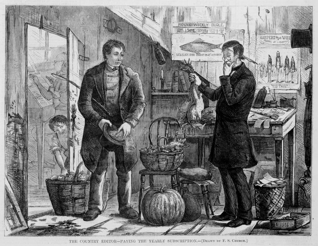 Bartering in 1874