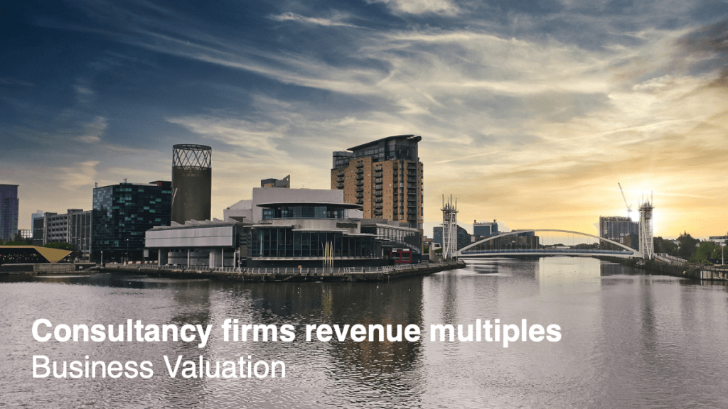 Consultancy firms are more likely to be valued based on a revenue multiple