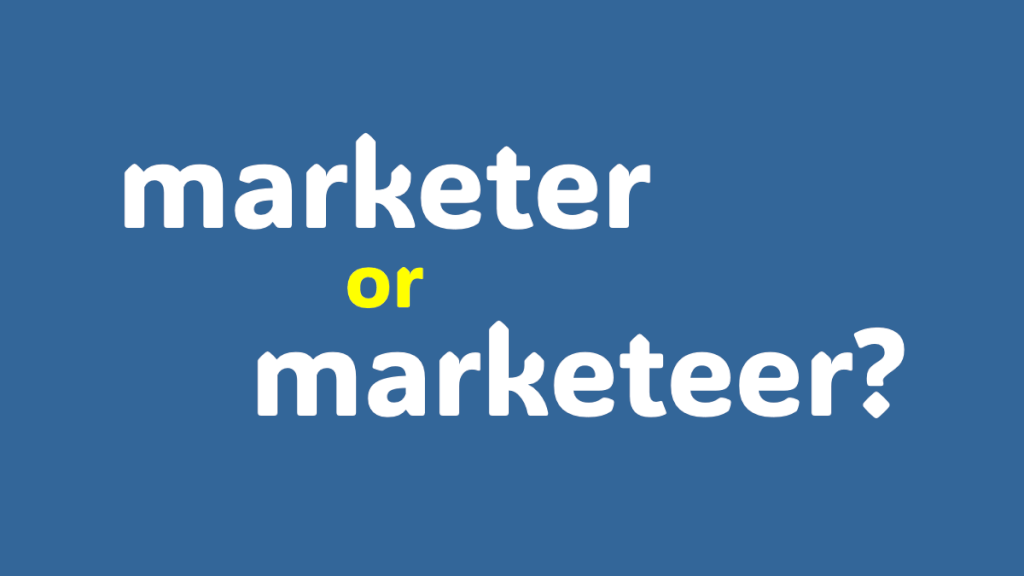 marketer-or-marketeer